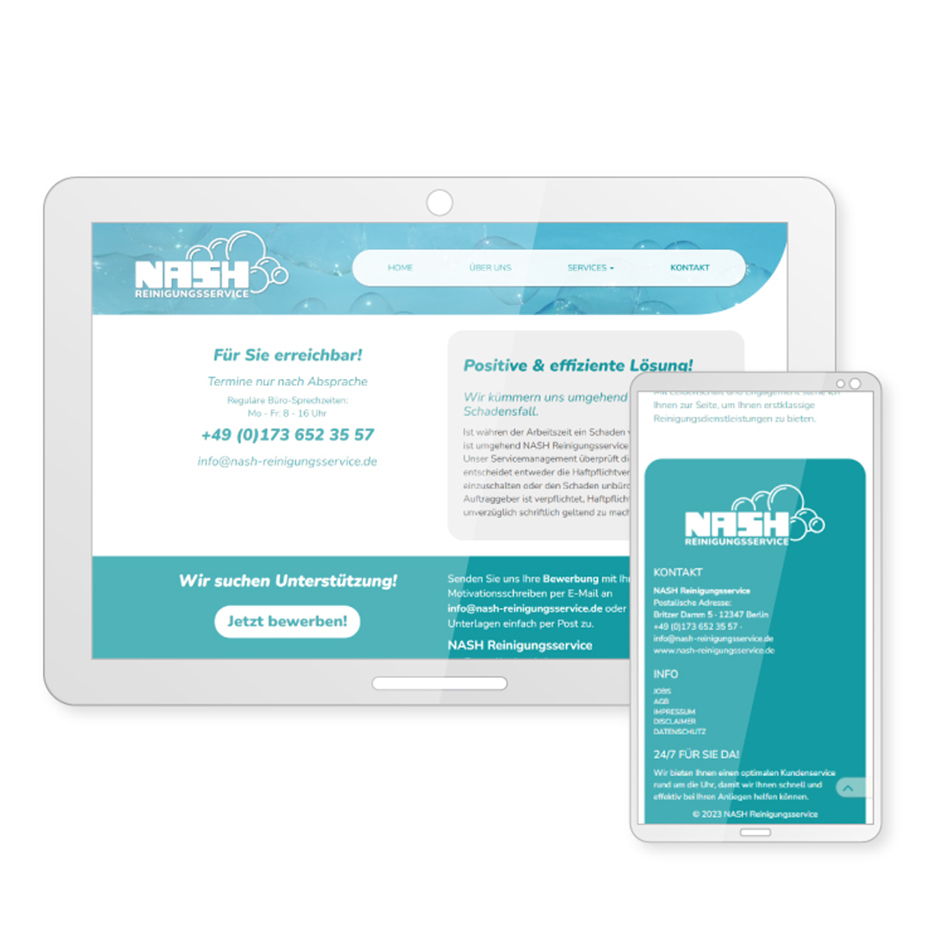 Website Reinigungsservice