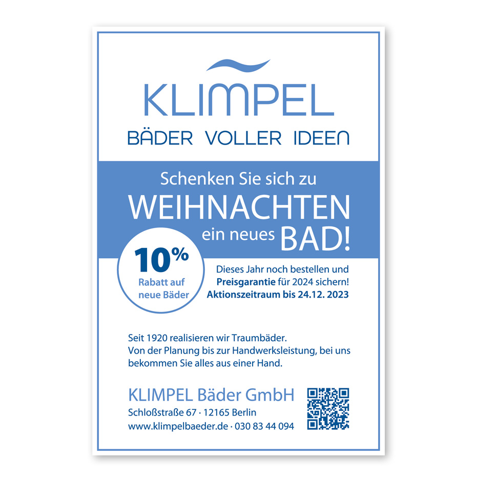 Anzeigengestaltung Klimpel